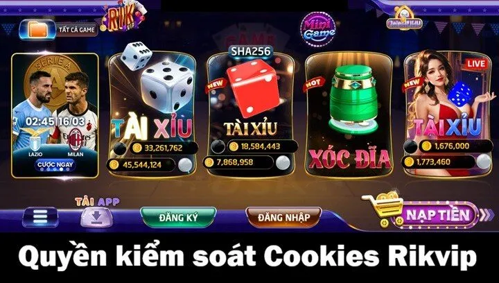 Cookies 3 Cách người chơi tại Rikvip kiểm soát Cookies