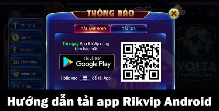 Tải app Rikvip - Cài đặt IOS & Android hoàn toàn miễn phí 4 Hướng dẫn tải app Rik vip trên IOS & Android