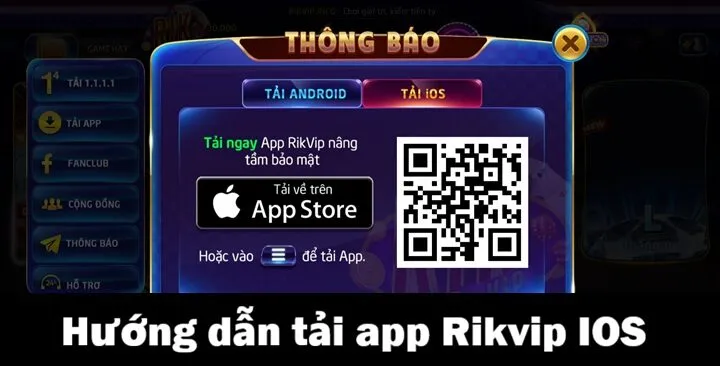 Tải app Rikvip - Cài đặt IOS & Android hoàn toàn miễn phí 3 Hướng dẫn tải app Rik vip trên IOS & Android