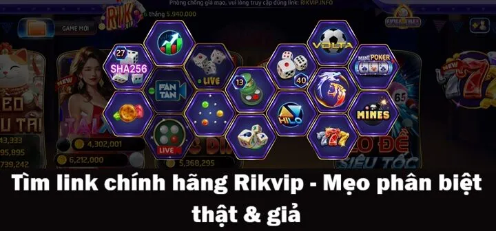 Mẹo phân biệt link Rikvip thật & giả chính xác