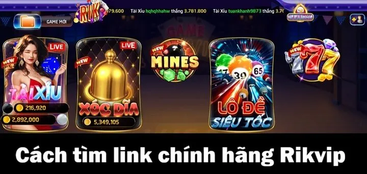Tìm link chính hãng Rikvip ở đâu? 