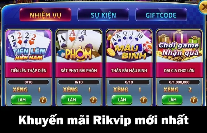 Khuyến mãi Rikvip - Cập nhật ưu đãi mới nhất năm 2026 3 Thông tin mới nhất về khuyến mãi Rikvip năm 2026