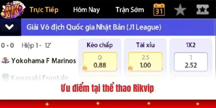 Một số lý do này chơi nên lựa chọn thể thao Rikvip