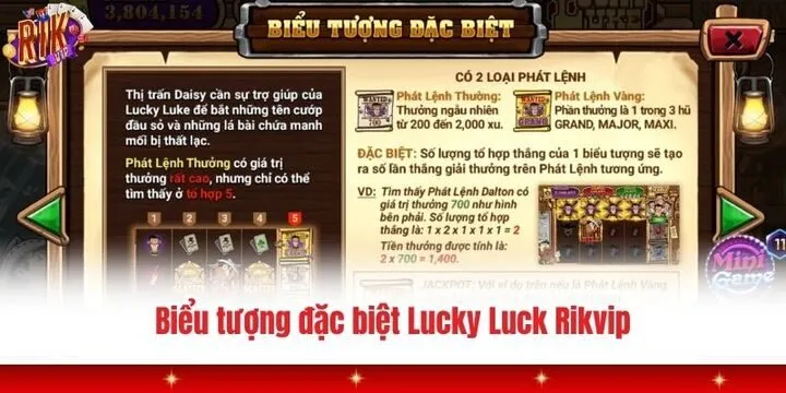 Lucky Luck Rikvip - Săn hũ viễn Tây đổi thưởng cực khủng 3 Trải nghiệm Lucky Luck Rikvip săn hũ viễn Tây cực đỉnh