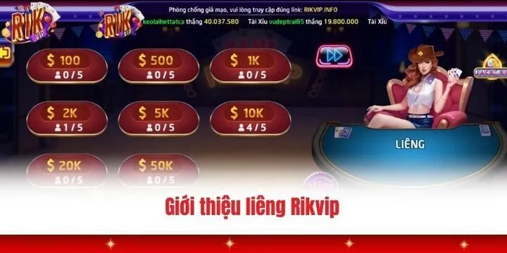 Giới thiệu qua về tựa game liêng rikvip