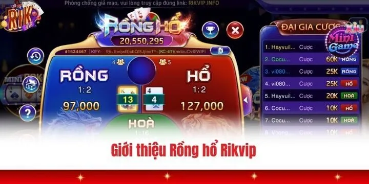 Rồng hổ Rikvip - Sòng bài casino xanh chín nhất thị trường 2 Cách chơi rồng hổ Rikvip chi tiết cho các bạn mới