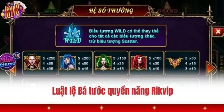 Bá tước quyền năng Rikvip - Trò chơi hứa hẹn cá cược thắng đậm 3 Người chơi nắm bắt luật lệ Bá tước quyền năng Rikvip