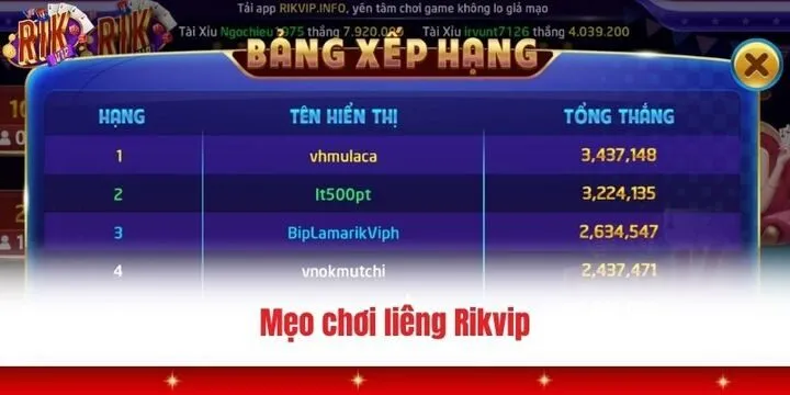 Giới thiệu qua về tựa game liêng rikvip