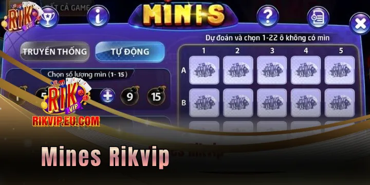 Mines Rikvip - Thử thách dò mìn kịch tính cho mọi game thủ