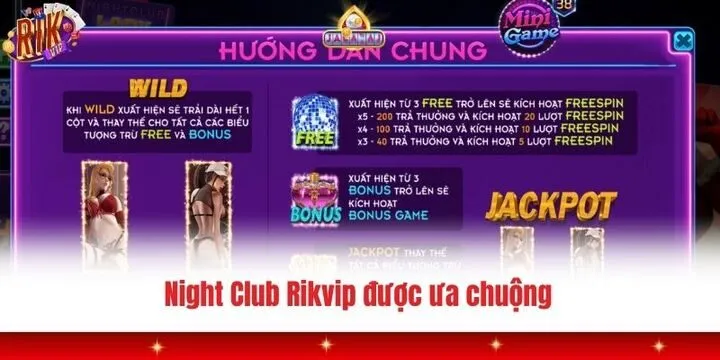Night Club Rikvip - Giải trí trong tầm tay, kiếm thưởng nhanh 2 Night Club Rikvip đang được nhiều người tham gia ưa chuộng